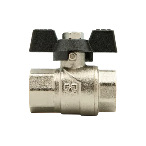 Кран шаровой Raftec 3/4 г/г DN20 DRB2 черный метелик Кран шаровой Raftec 3/4 г/г DN20 DRB2 черный метелик