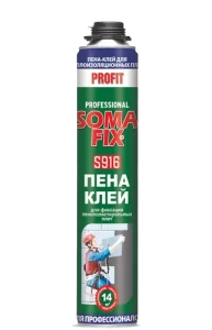 Пена-клей SOMA FIX S916 профессиональная 750мл