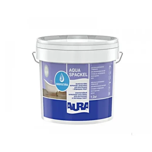 Шпатлевка акриловая AURA Luxpro Aqua Spackel 1,2кг Шпатлевка акриловая AURA Luxpro Aqua Spackel 1,2кг
