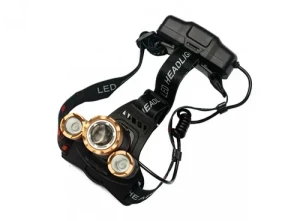 Фонарик LED LUXEL налобный аккумуляторный 4W 800mAh 300Lm TR-06