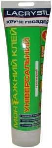 Клей монтажный LACRYSIL Круче гвоздей 150г прозрачный