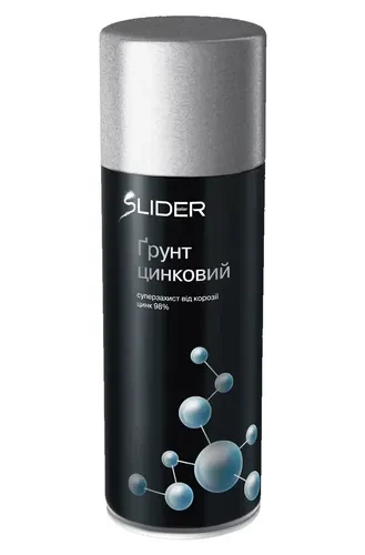 Грунт SLIDER универсальный цинковый 400мл Грунт SLIDER универсальный цинковый 400мл