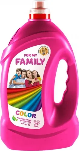 Гель для стирки For My Family для цветных вещей 4л Гель для стирки For My Family для цветных вещей 4л