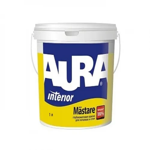 Краска AURA Mastare 1л глубокоматовая Краска AURA Mastare 1л глубокоматовая