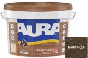 Деревозащитное средство AURA Lasur Aqua акриловое 2,5л палисандр