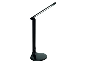 Лампа настольная LED Luxel 10W 550Lm 3000\4000\6000К D черный + ночник TL-01В