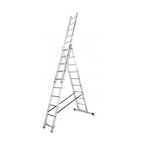 Лестница алюминиевая VIRASTAR 3*10 ступеней.