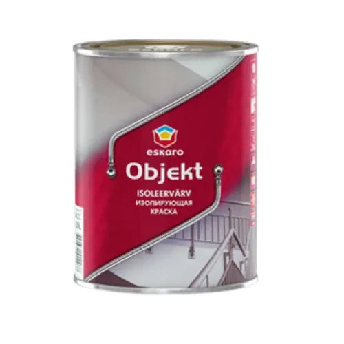 Краска ESKARO Objekt 0,9л белая акриловая изолирующая Краска ESKARO Objekt 0,9л белая акриловая изолирующая