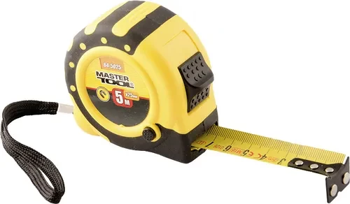 Рулетка MASTERTOOL 5м*25мм 64-5025 Рулетка MASTERTOOL 5м*25мм 64-5025
