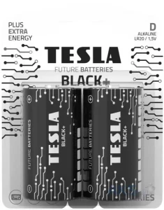 Баторейка TESLA BLACK D LR20 упак. 2шт