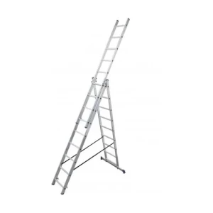 Лестница алюминиевая VIRASTAR 3*9 ступеней.
