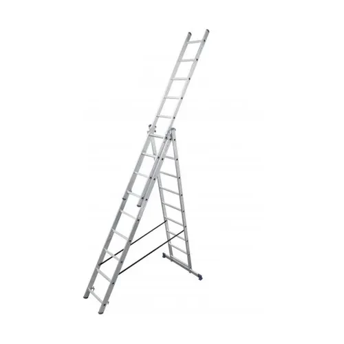 Лестница алюминиевая VIRASTAR 3*9 ступеней.