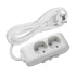 Колодка PANASONIC X-tendia 2*2 с/с с выключателем с защитными шторками серая WLTB04202GR