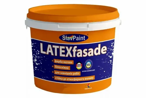 Краска SlavPaint 10л интерьер фасад Краска SlavPaint 10л интерьер фасад