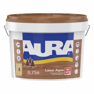 Деревозащитное средство AURA Lasur Aqua акриловое 0,07л дуб