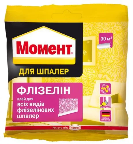Клей для обоев МОМЕНТ Флизелин 95г Клей для обоев МОМЕНТ Флизелин 95г