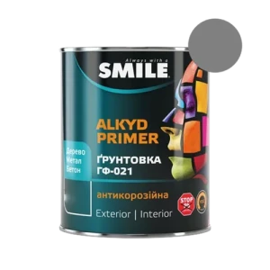 Грунтовка Smile ГФ-021 серый 3кг 00-8015