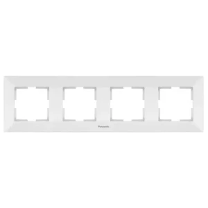 Рамка PANASONIC Arkedia Slim 4-я горизонтальная белая WNTF0804-2WH-UA