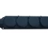 Колодка LUXEL 4-я с зазем.16А каучуковая Л 1134