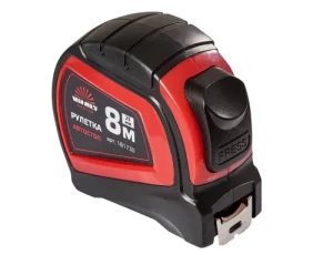 Рулетка VITALS MASTER 8м*25мм автостоп 181730