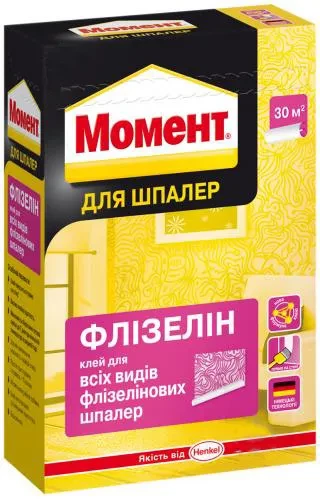 Клей для обоев МОМЕНТ Флизелин 250г Клей для обоев МОМЕНТ Флизелин 250г