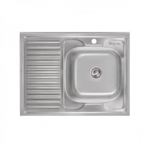 Кухонная мойка IMPERIAL 6080-L Decor 0,8мм Кухонная мойка IMPERIAL 6080-L Decor 0,8мм