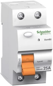 Дифференциальное реле SCHNEIDER ELECTRIC 2р 25А