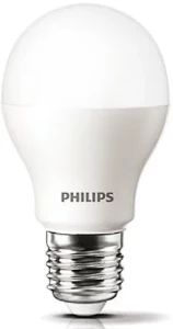 Лампа LED PHILIPS E27 9Вт А60 RCA 3000K тепл.