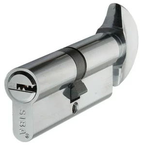 Цилиндр SIBA 90мм (50х40Т) кл-эт 5кл хром 12190/BТК 45.10.35