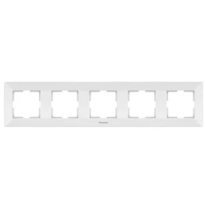Рамка PANASONIC Arkedia Slim 5-я горизонтальная белая WNTF0805-2WH-UA