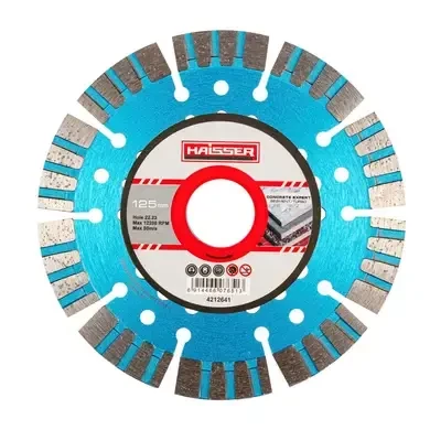 Диск алмазный HAISSER Turbo CONCRETE EXPERT 125х2,2х12х22,23 4212641 Диск алмазный HAISSER Turbo CONCRETE EXPERT 125х2,2х12х22,23 4212641