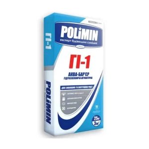 Смесь гидроизоляционная POLIMIN GI-1 Аква-Барьер 25кг