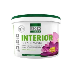 Краска акриловая EKO CONTACT устойчивая к истиранию 4,2 кг