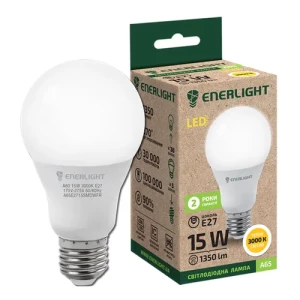 Лампа LED ENERLIGHT E27 15Вт A65 4100К