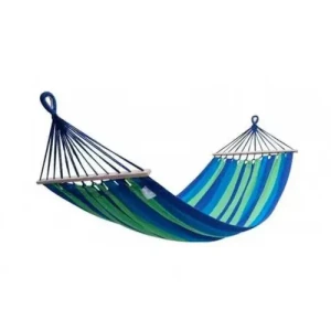 Гамак синий 150*200 планка 80см ma-300blue
