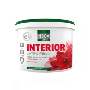 Краска акриловая EKO CONTACT устойчива к мойке 4,2 кг