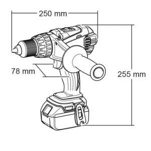 Шуруповерт аккумуляторный MAKITA DDF458Z