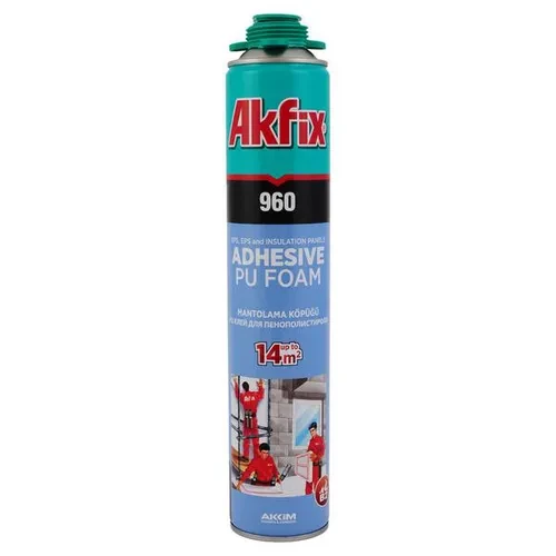 Пена-клей AKFIX 960 MANTOLAMA 900мл 850г ручная Пена-клей AKFIX 960 MANTOLAMA 900мл 850г ручная