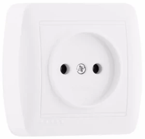 Розетка LEZARD Demet 1-я белая 711-0200-121
