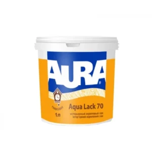 Лак AURA Aqua Lack 70 интерьерный 1л глянцевый