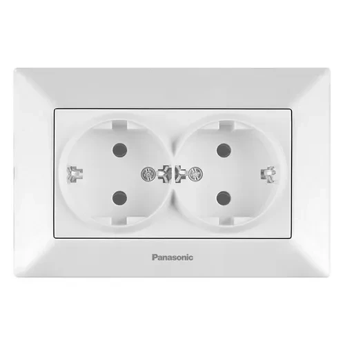 Розетка 2-я с/с белая Arkedia Slim Panasonic WNTC0205-2WH-UA, арт. 18317 (шт.) Розетка 2-я с/с белая Arkedia Slim Panasonic WNTC0205-2WH-UA, арт. 18317 (шт.)