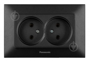 Розетка PANASONIC Arkedia Slim чорна комп'ютерна WNTC0404-2BL