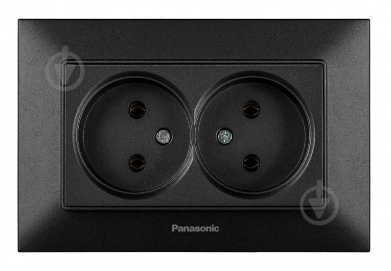 Розетка PANASONIC Arkedia Slim чорна комп'ютерна WNTC0404-2BL Розетка PANASONIC Arkedia Slim чорна комп'ютерна WNTC0404-2BL