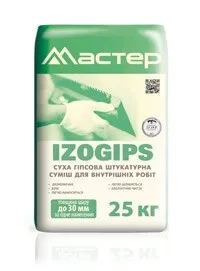 Штукатурка МАСТЕР Izogips 25кг