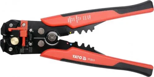 Клещи YATO для обжима и зачистки проводов 205мм YT-2313 Клещи YATO для обжима и зачистки проводов 205мм YT-2313