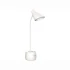 Лампа настольная LED Luxel TL-10W 7W 490Lm 4000K D белая ночн.USB каб.+орган.+сенс.кн.