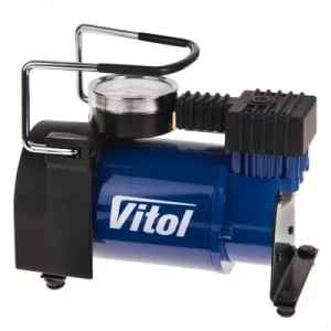 Компрессор автомобильный VITOL 150psi/14Amp/37k/прикуриватель К-30