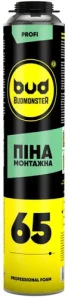 Пена монтажная BUDMONSTER 65 750мл профессиональная