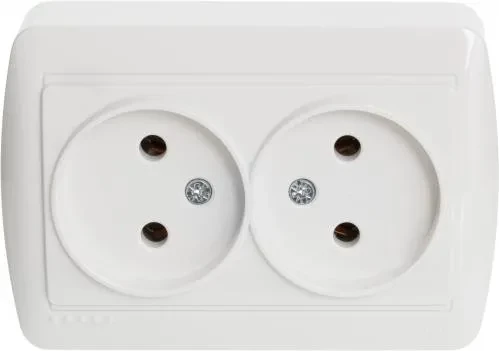 Розетка LEZARD Demet 2-я белая 711-0200-128 Розетка LEZARD Demet 2-я белая 711-0200-128