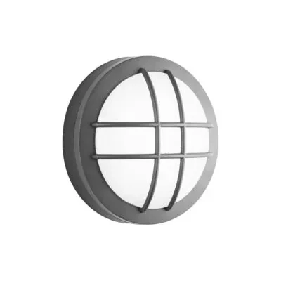 Светильник LED VIOLUX MOON 12W 5000K IP65 900lm круг с решеткой пластик черный Светильник LED VIOLUX MOON 12W 5000K IP65 900lm круг с решеткой пластик черный